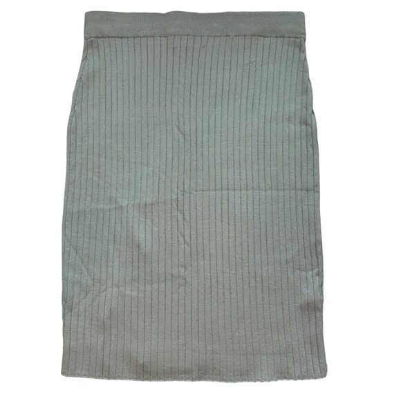 Abercrombie & Fitch Knit Skirt XLP Soft AF Collection Knit Skirt Slit Stretch - Picture 5 of 9